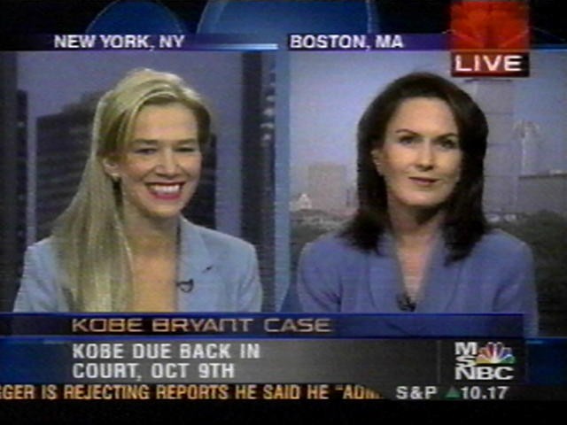 Anne Bremner on MSNBC – Kobe Bryant Case
