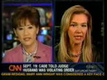 CNN Carol Lin - Judge lifted restraining order, woman burned.