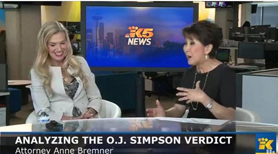 O.J. Simpson verdict on KING 5 with Anne Bremner